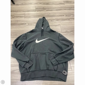 Sweatshirt Hoodie By Nike In Grey, Size: Xl