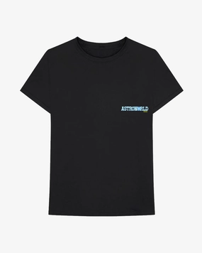 TRAVIS SCOTT ASTROWORLD LAUNCH BLACK TEE