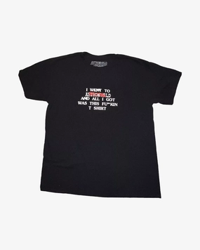 TRAVIS SCOTT CACTUS JACK ASTROWORLD WHERE WERE YOU BLACK TEE