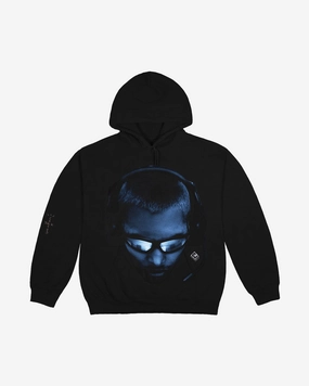 TRAVIS SCOTT CORRUPTED BLACK HOODIE (NEW)